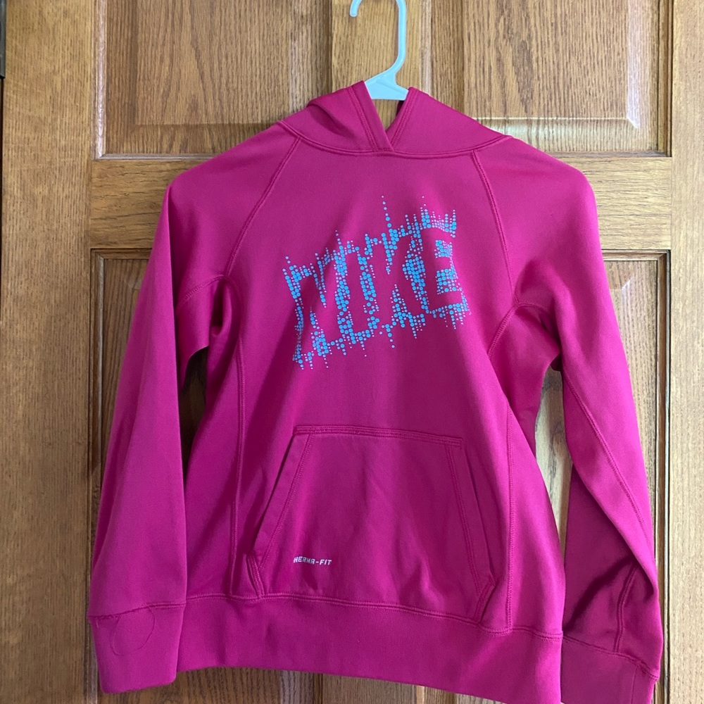 Pink large Nike sweatshirt